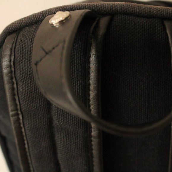 Versus Versace Lion Head Stud Canvas Backpack - Picture 10 of 16